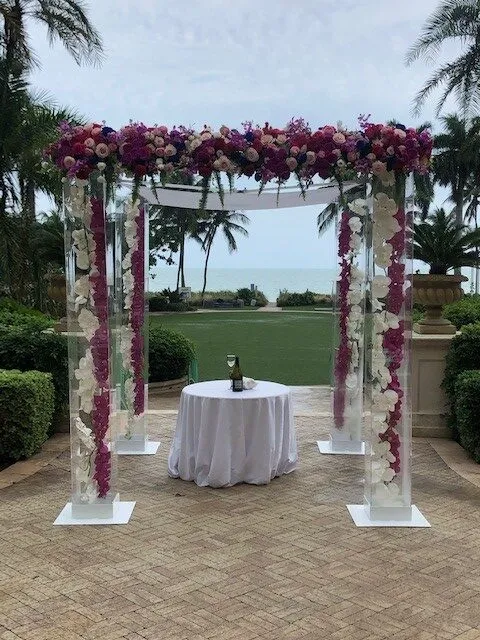 Chuppah wedding arch PGA National