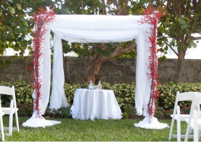 Classic Wedding Canopy Chuppah Altar Arch Rentals Miami FL