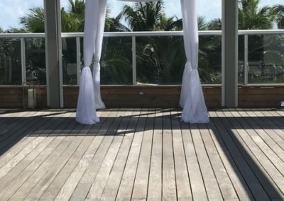 Bamboo Chuppah Nautilus Hotel Miami Beach Roof Deck Patio
