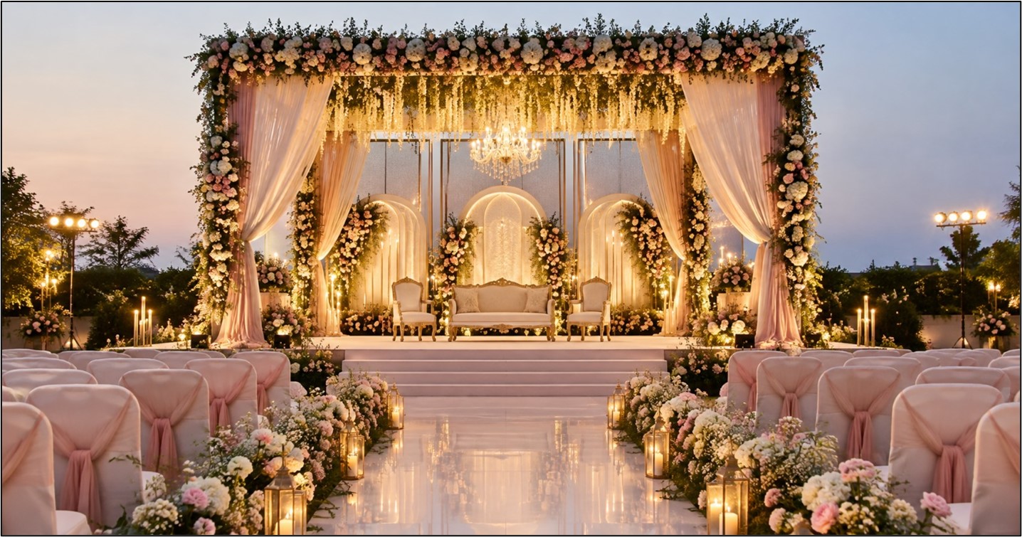 How to Design a Wedding Ceremony Stage That Looks Beautiful From Every Seat