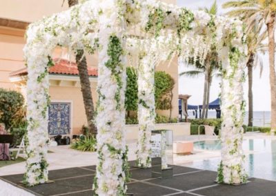 Faux Flower Chuppah