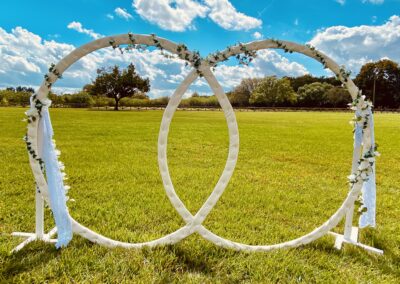 2 Large Round Ring Arches