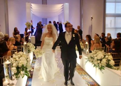 Chic :: Modern Acrylic Lucite Plexiglass Wedding Chuppah Canopy Rental by ArcDivine.com at Eden Roc Renaissance South Beach