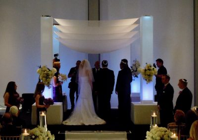 Neo Moda: Translucent Columns Suspend Dramatic Tiered Draping at the Eden Roc Renaissance Miami Beach FL